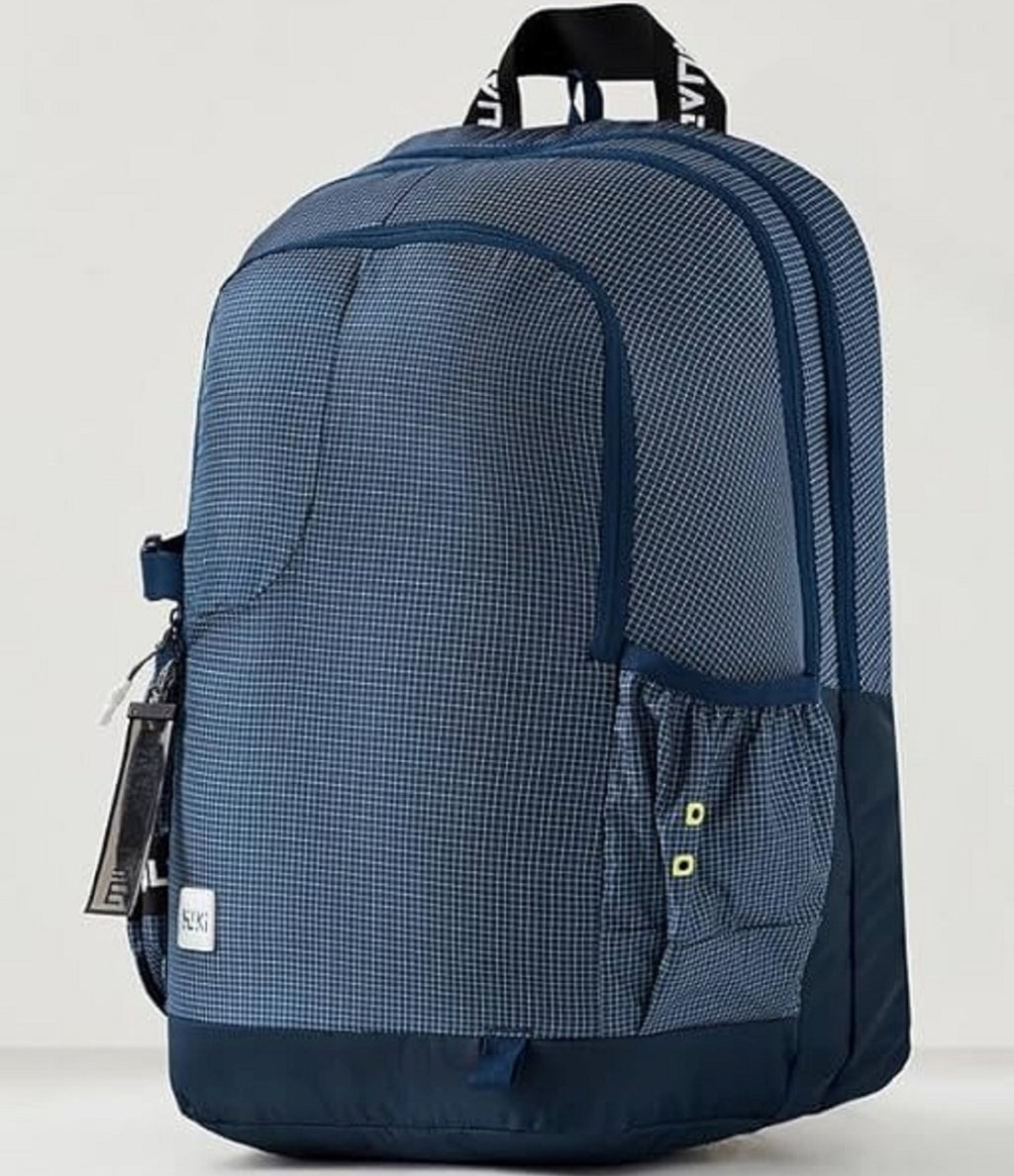WIKI Squad 3 Backpack 34 L - Grid Navy (12978) - The Adventure Hut