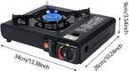 Camping Stove - Portable Propane Butane Stove with Dual Fuel; Auto Ignition - Perfect for Picnics, Hiking, Fishing, BBQ - Cook Delicious Meals - The Adventure Hut
