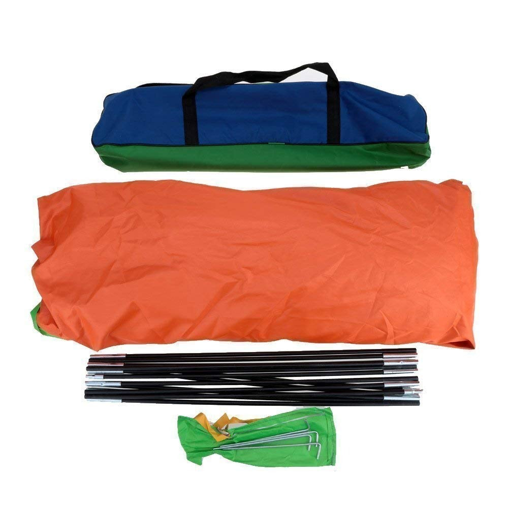 Polyester Waterproof Camping & Picnic Tent (For 6 Persons, 6 X 6.5 X 4 Feet) - Assorted Colour, 5 Person & More