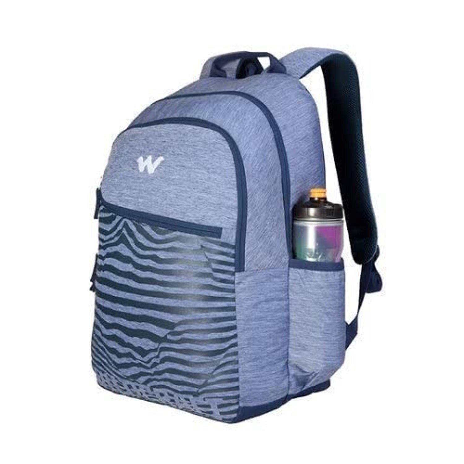 Wildcraft 35Ltrs Casual Backpack (11619-Lines Blu) - The Adventure Hut