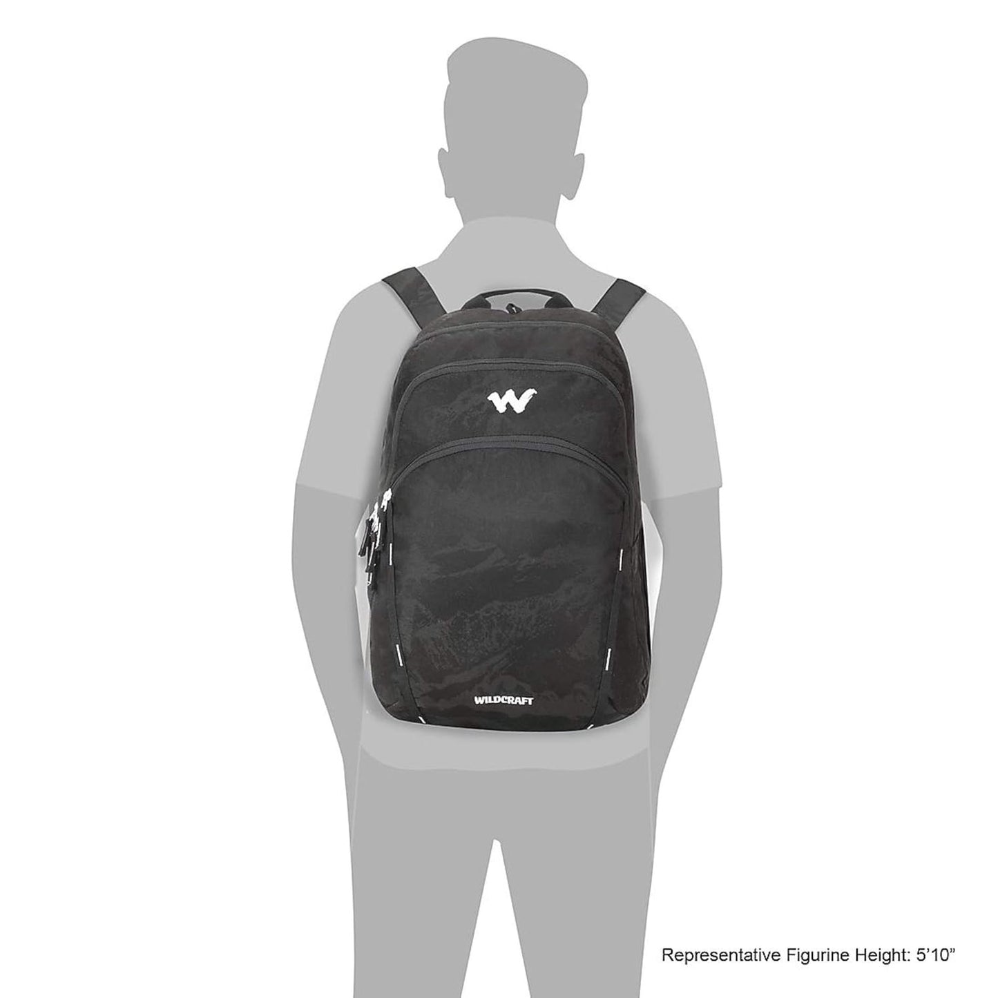 Wildcraft 35 Ltrs 18.50 Inchs Standard Backpack (11911 Black_Black)