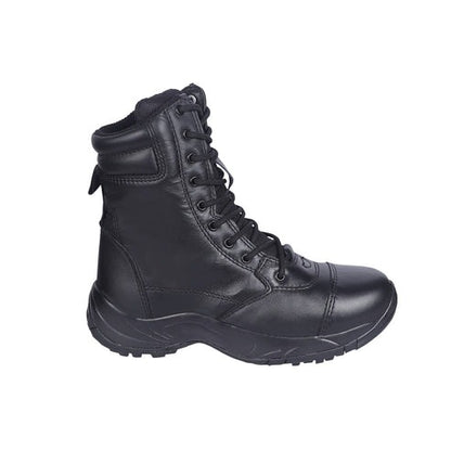 FORCE TIME Tactical Side Zip Boots Black