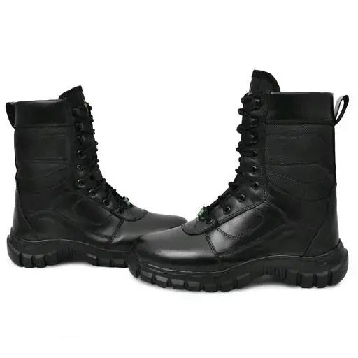 Army boots for men (Black) - The Adventure Hut