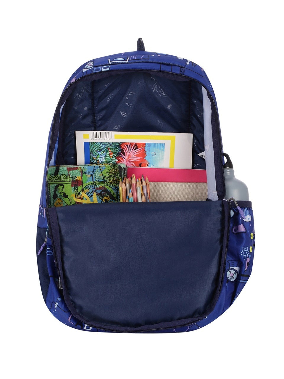 WIKI 1 Streak Orange Backpack(12968) (Science Blue) - The Adventure Hut