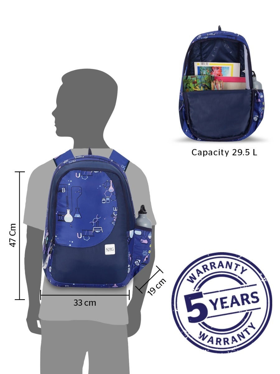 WIKI 1 Streak Orange Backpack(12968) (Science Blue) - The Adventure Hut