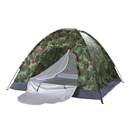 Polyester Military Waterproof 2 Person Picnic Camping Army Green Portable Dome Tent (2 Person Tent)