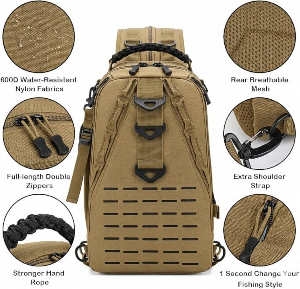 Tactical Hiking Backpack with Water-Resistant Fabric – The Adventure Hut