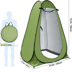 Portable Outdoor Camping Shower Tent Changing Dressing Room Toilet For Beach With Carrying Bag Privacy Tent & Shower Bag - The Adventure Hut