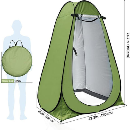 Portable Outdoor Camping Shower Tent Changing Dressing Room Toilet For Beach With Carrying Bag Privacy Tent & Shower Bag