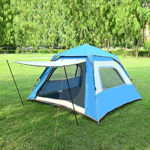 Camping 210D Fabric Layer Lightweight Backpacking Waterproof Windproof Portable Cabin for 3 to 4 Persons Suitable for Outdoor Picnic Hiking - The Adventure Hut