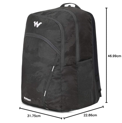 Wildcraft 35 Ltrs 18.50 Inchs Standard Backpack (11911 Black_Black)