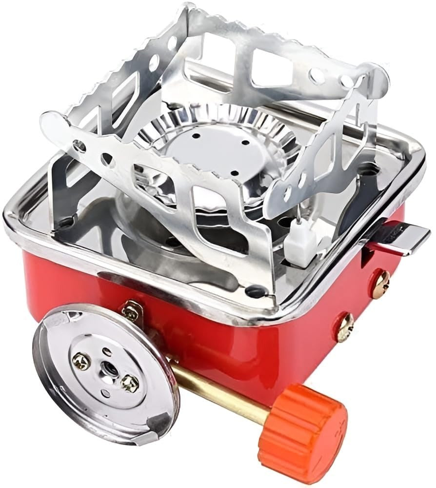 Camping Stainless Steel Ultra Light Folding Gas Stove for Outdoor Camping,Hiking,Picnic