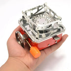 Camping Stainless Steel Ultra Light Folding Gas Stove for Outdoor Camping,Hiking,Picnic - The Adventure Hut