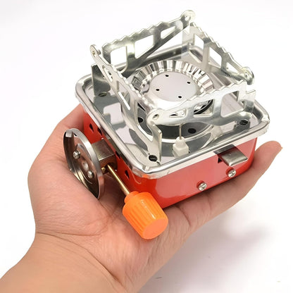 Camping Stainless Steel Ultra Light Folding Gas Stove for Outdoor Camping,Hiking,Picnic