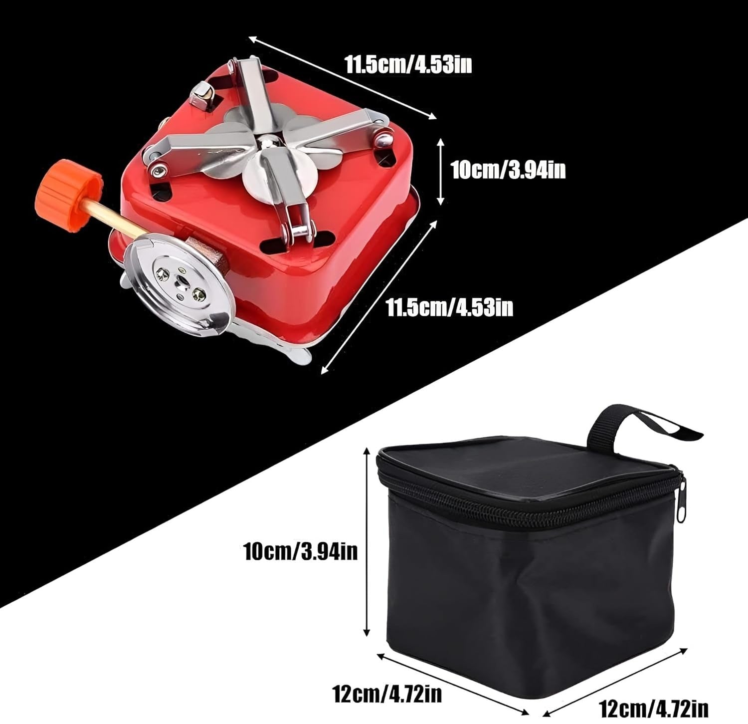 Camping Stainless Steel Ultra Light Folding Gas Stove for Outdoor Camping,Hiking,Picnic - The Adventure Hut