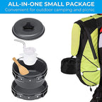 8-Piece Lightweight Aluminum Camping Cookware Set | The Adventure Hut