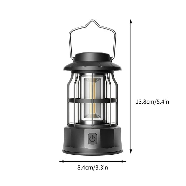 Portable LED Camp Lantern Water Resistant and Battery Powered Lantern - The Adventure Hut