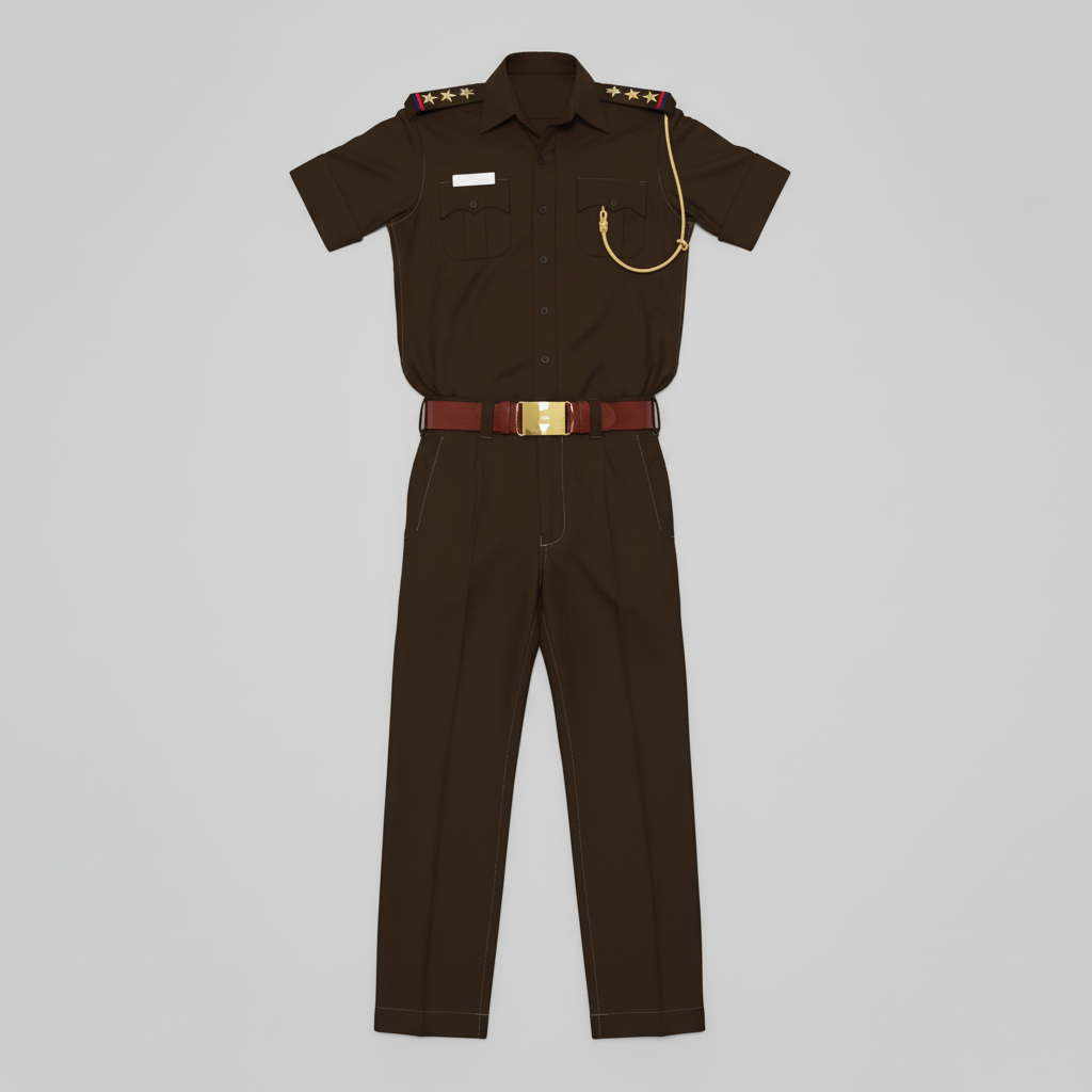 Flat lay uniform set