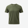 Front View Green Dry Cool Tec T-Shirt