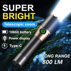 COBA CB-A99-1 Tactical Flashlight – 30W Rechargeable LED | The Adventure Hut