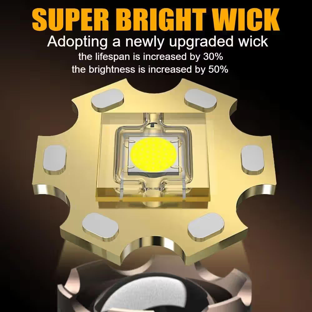 COBA CB-A99-1 Tactical Flashlight – 30W Rechargeable LED | The Adventure Hut