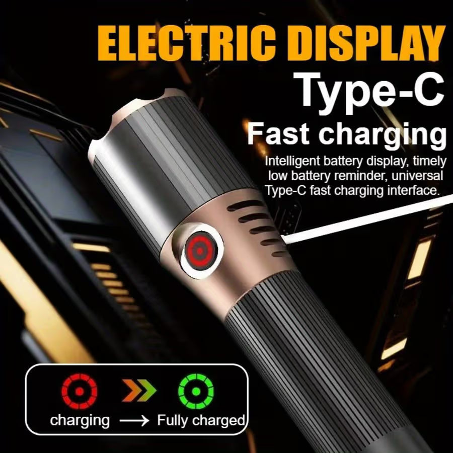 COBA CB-A99-1 Tactical Flashlight – 30W Rechargeable LED | The Adventure Hut