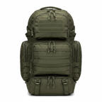 56L Tactical Waterproof Backpack front view with MOLLE system