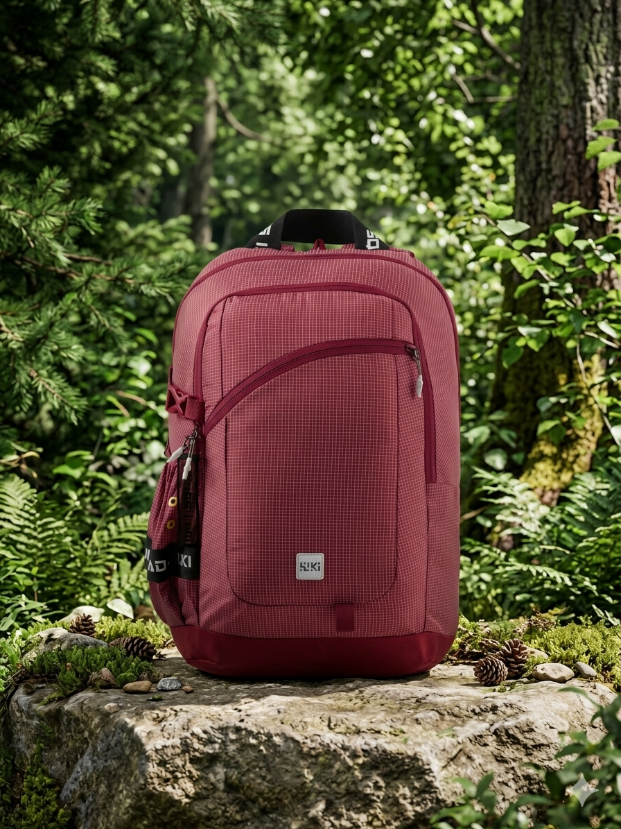 WIKI Squad 2 Backpack 32 L - Grid Red [12977]
