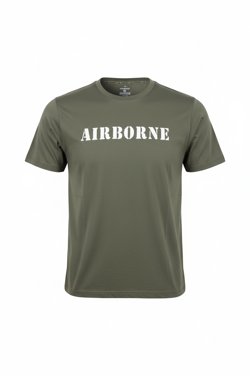 Adventure Hut Green Airborne Dry Cool Tec T-Shirt