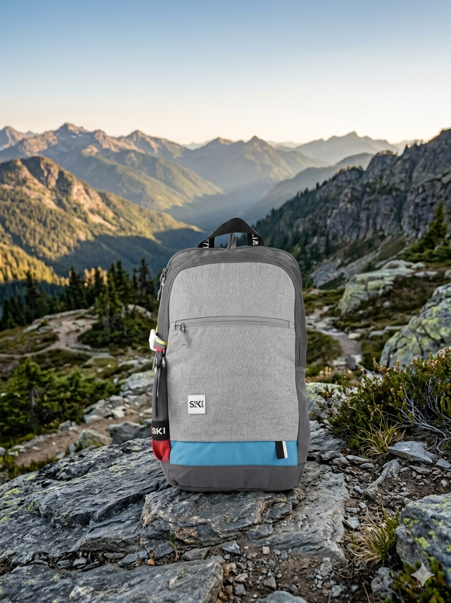 Wildcraft Squad 1 Canvas Backpack 30.5L - Blue Casual Travel Bag [12333]