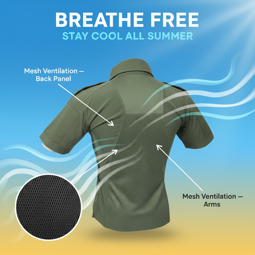 Instagram Square — Tac Green 390 Ventilation Mesh Poster