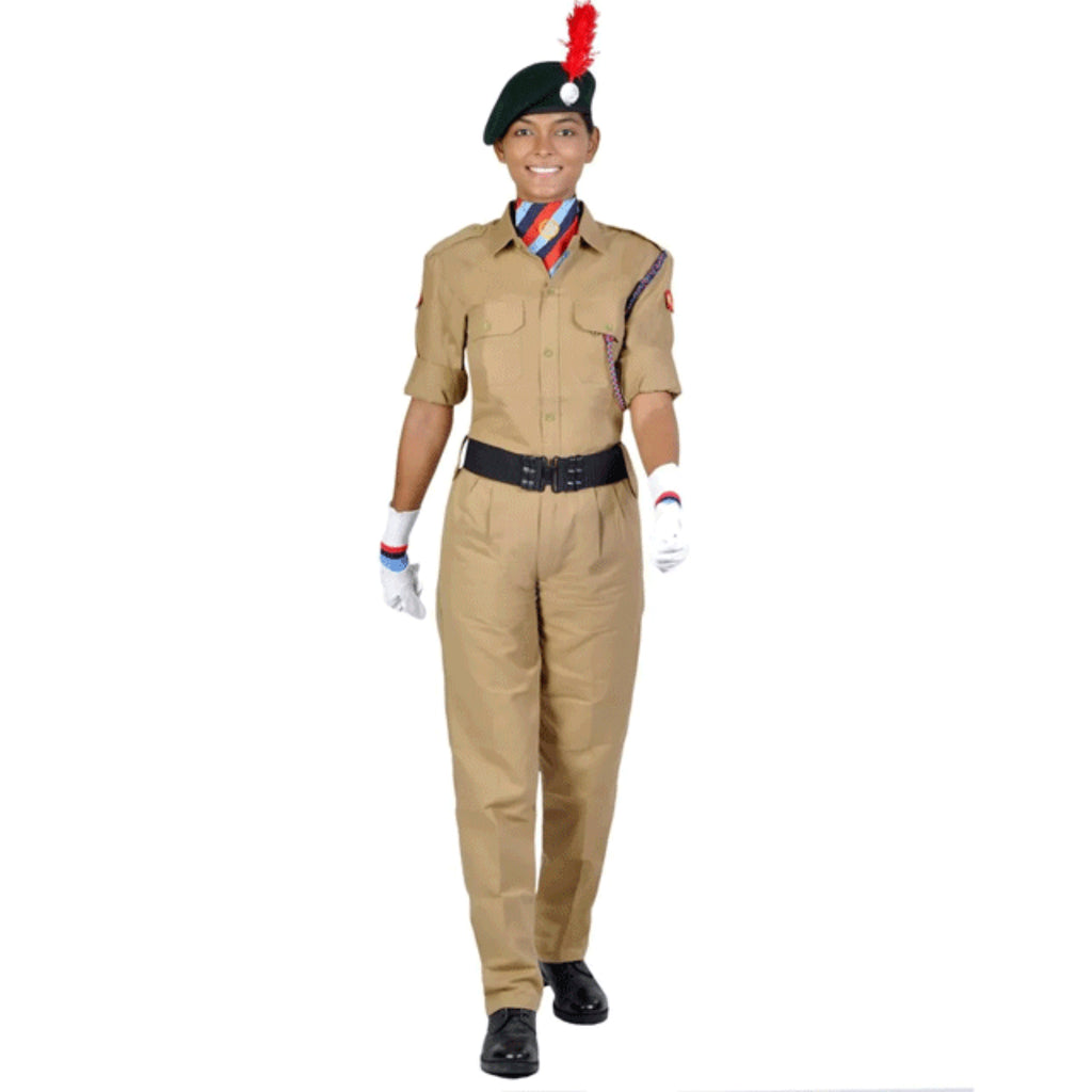 NCC KHAKI UNIFORM WITH ACCESSORIES