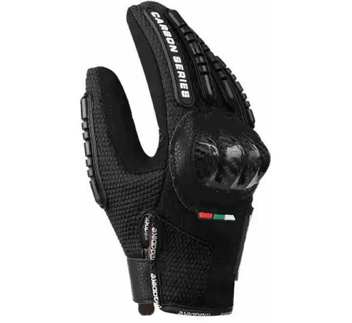 Biking Gloves MAD-06 (Black) - The Adventure Hut