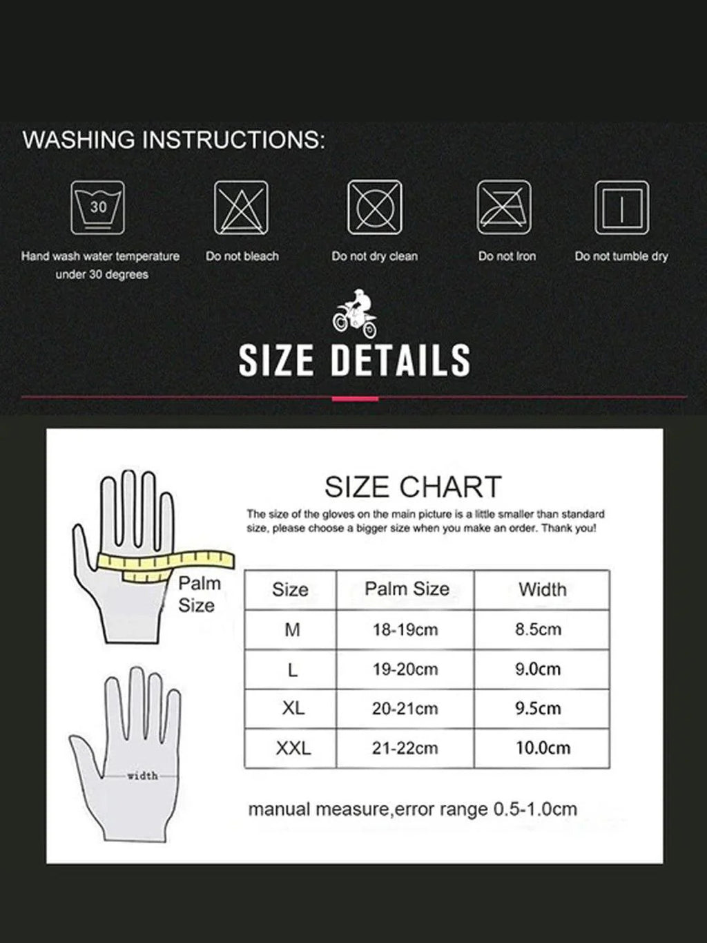 Bike Riding Gloves M33 - The Adventure Hut