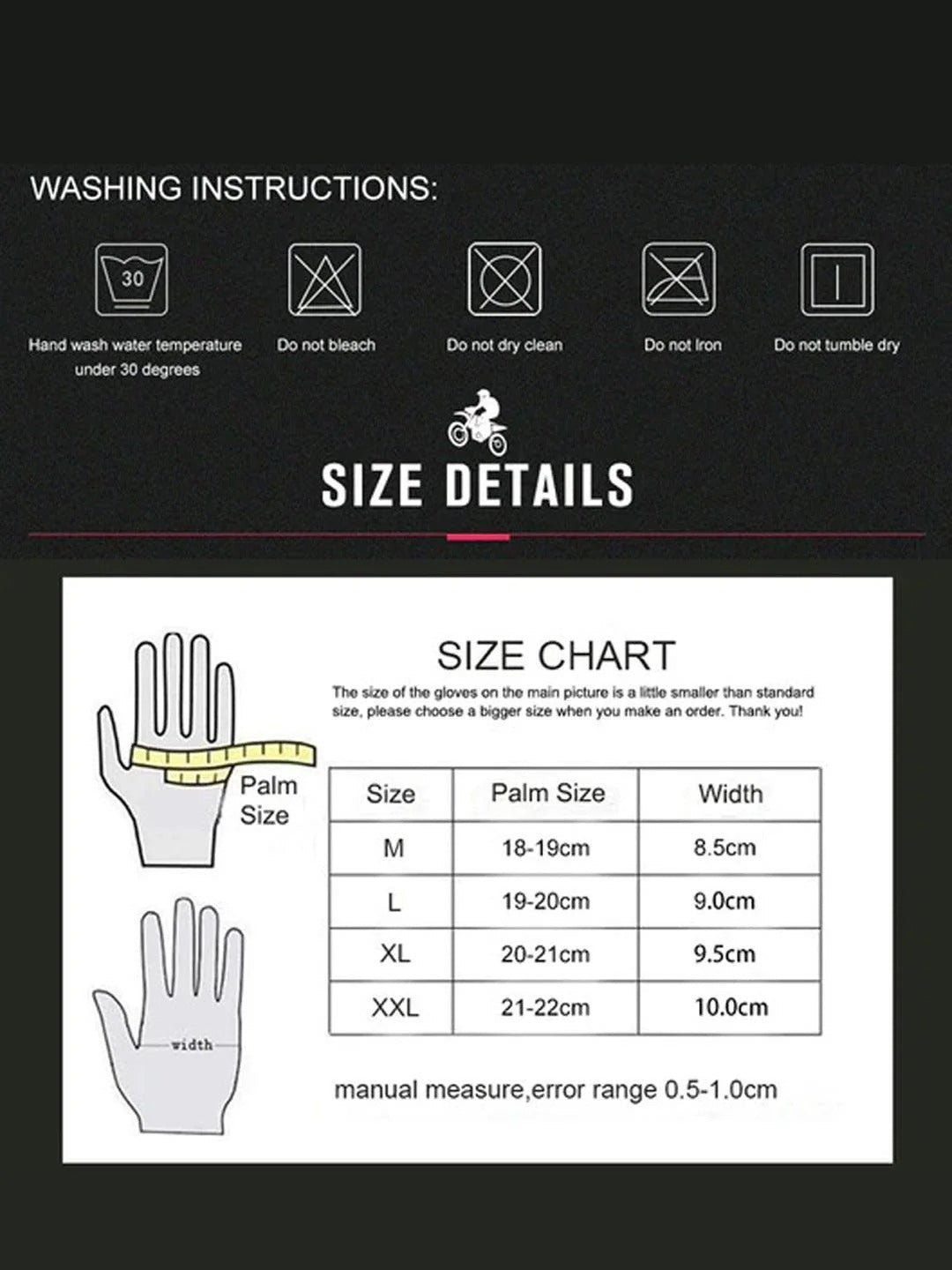 Bike Riding Gloves M33 - The Adventure Hut
