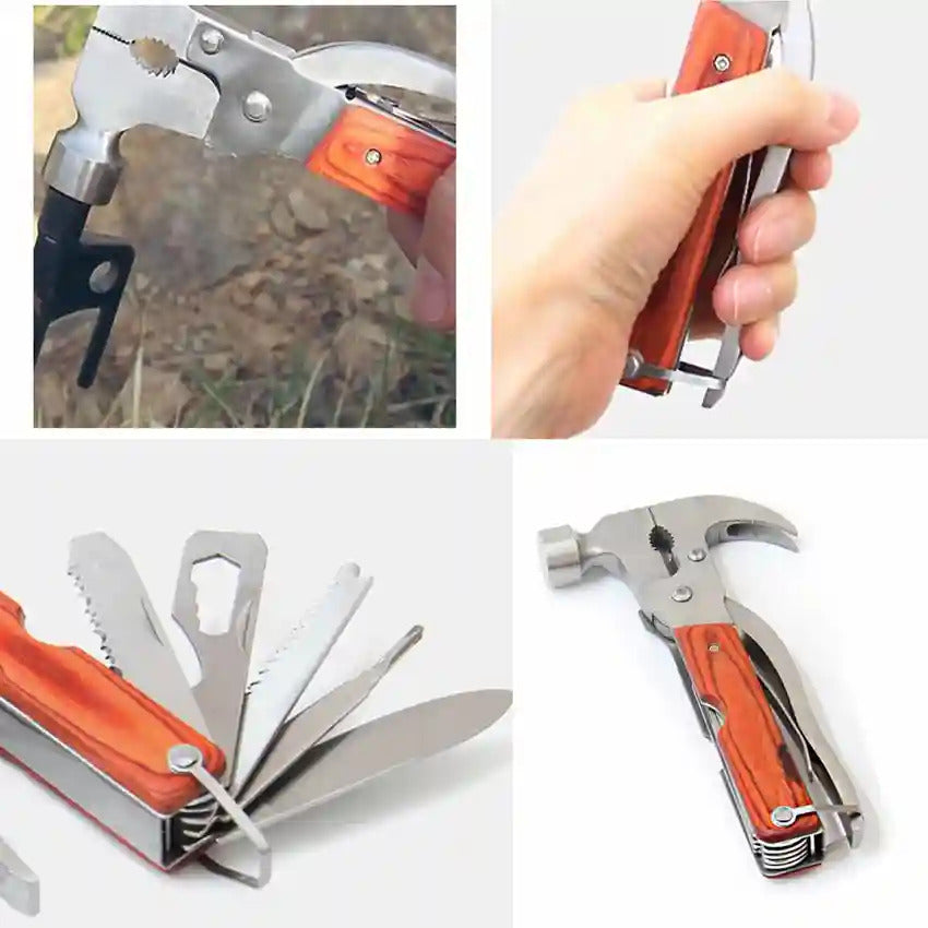 10 in 1 Multi-Functional Hammer -Steel - The Adventure Hut