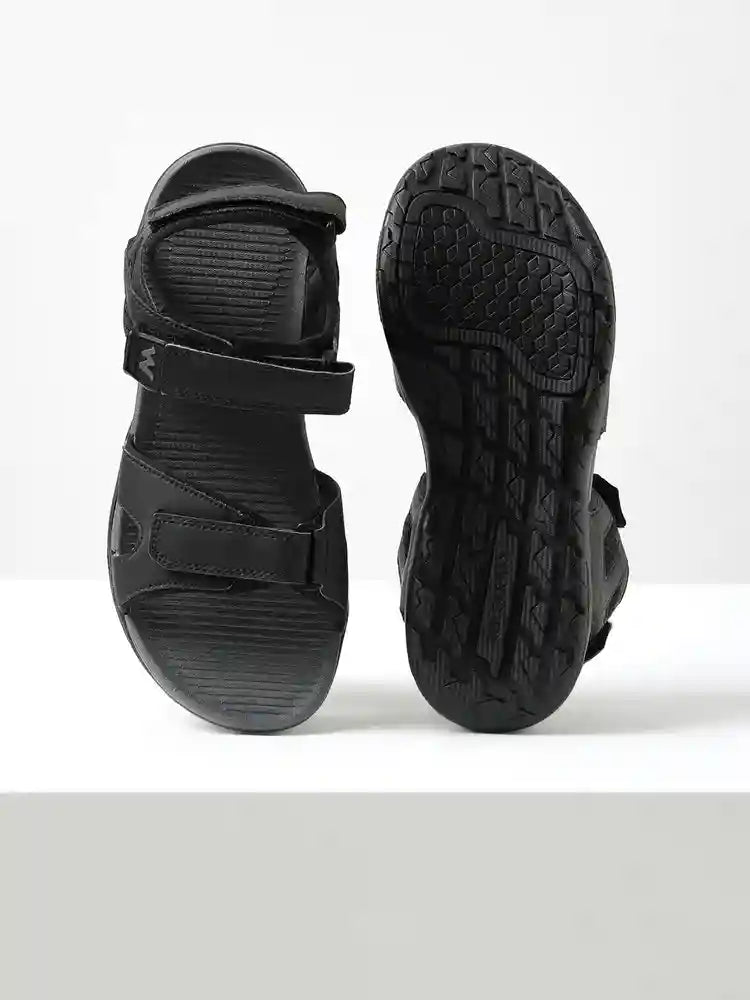Mens Cruizer Outdoor Open Toe Sandals (52006-Black) - The Adventure Hut
