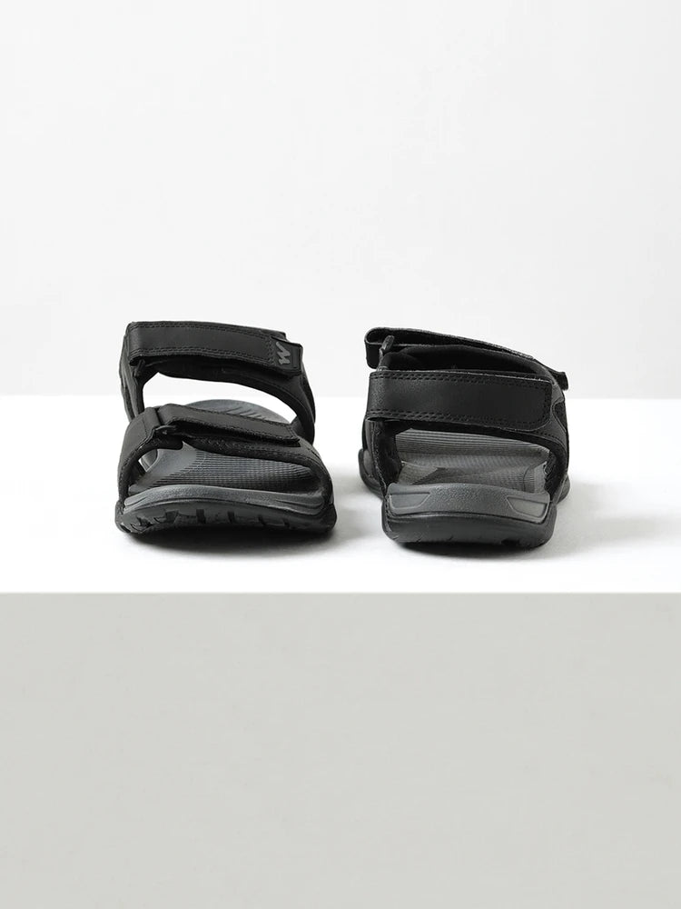 Mens Cruizer Outdoor Open Toe Sandals (52006-Black) - The Adventure Hut