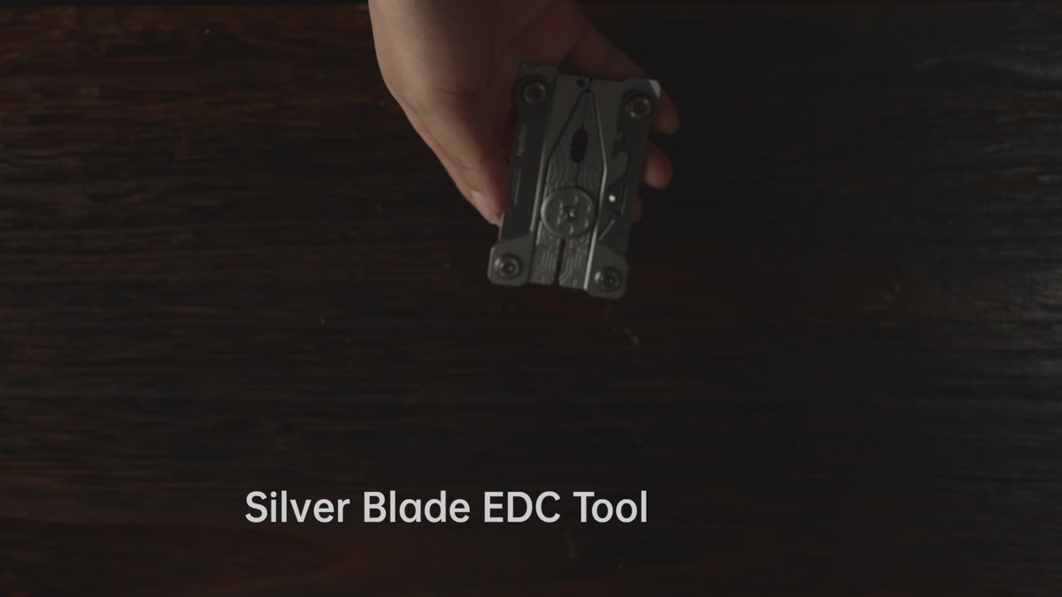 NexTool Silver Blade E30 EDC Card Multi-Tool | 14 Tools - The Adventure Hut