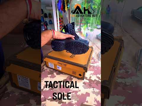 FORCE TIME Tactical Side Zip Boots Black