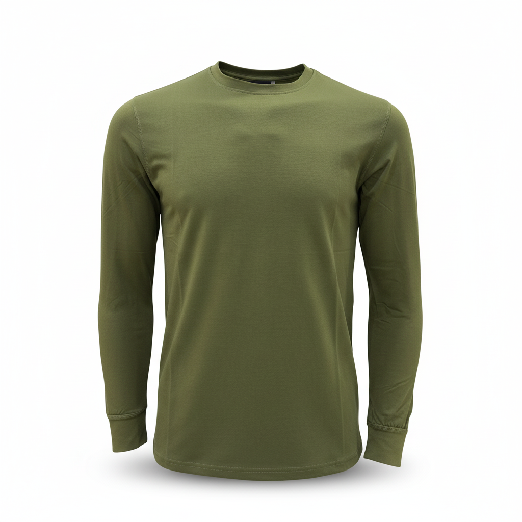 Olive Green Full Sleeve Combat T-Shirt