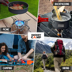 Portable Backpacking Stove Burner – 3500W Windproof | The Adventure Hut