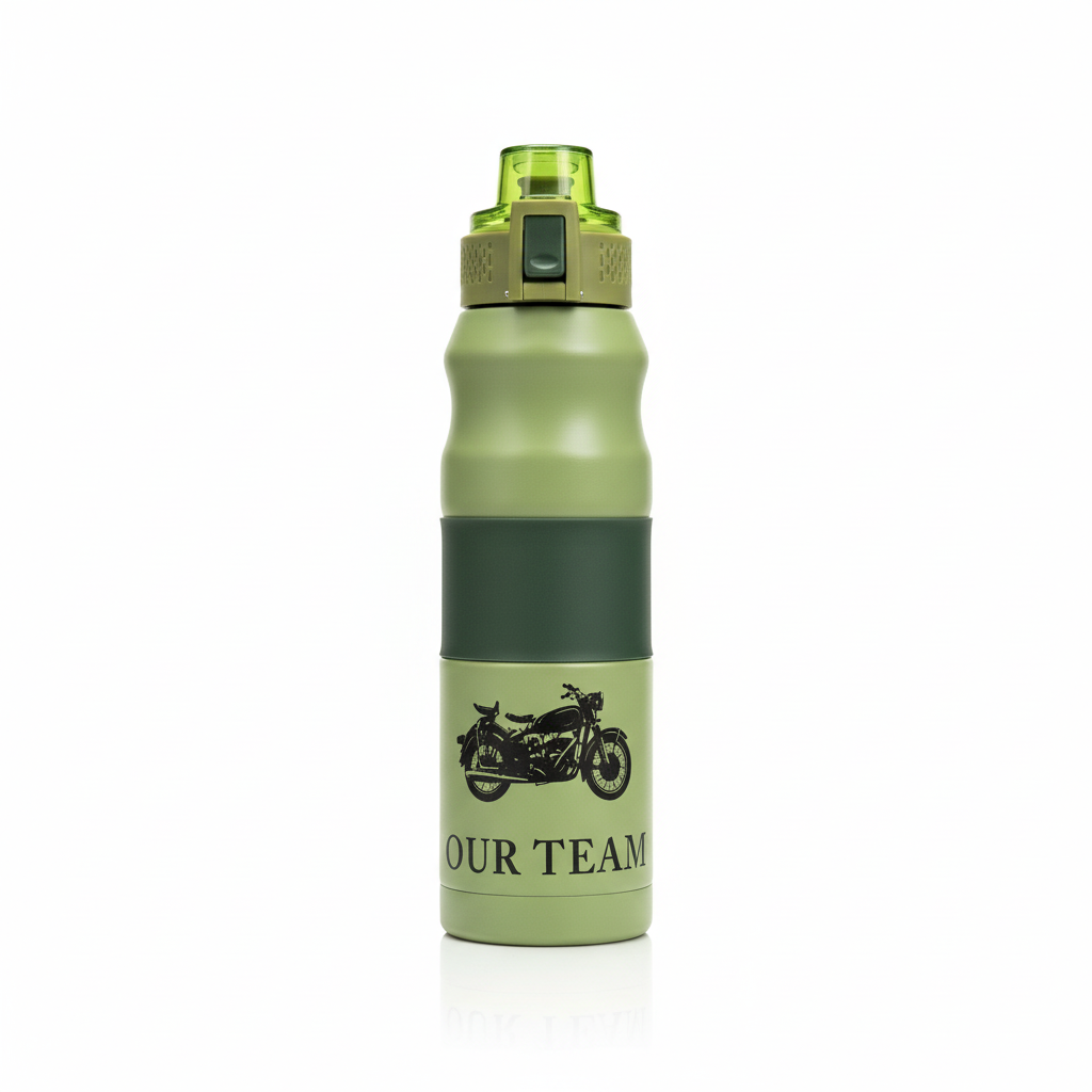 Stainless Steel Thermal Water Bottle - Professional Main View