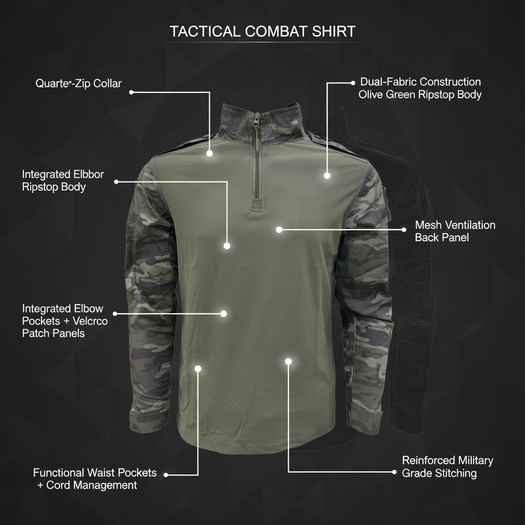 Tactical Combat Shirt - Description Image