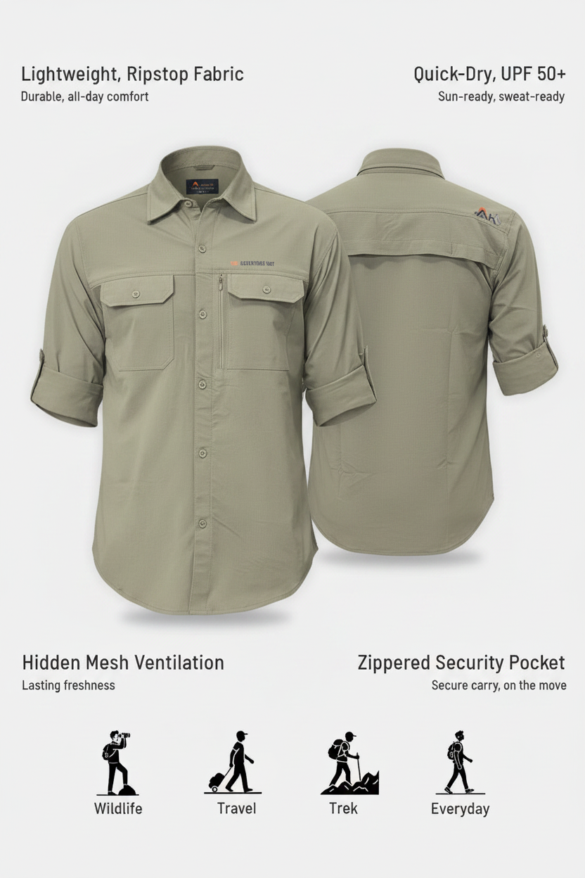 TAH AeroFlex Cargo Shirt – Feature
