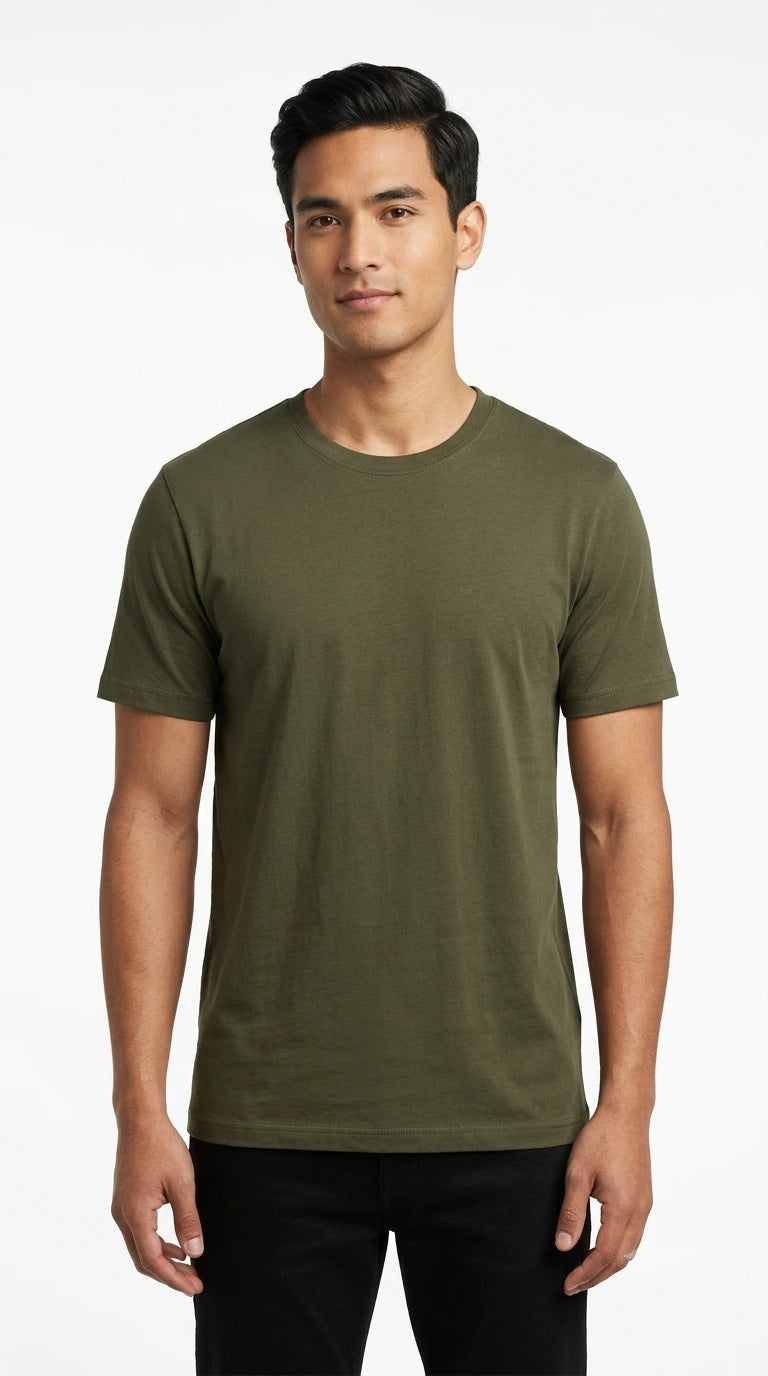 Green Basic Plain Dry Cool T-Shirt – Quick-Dry Tactical Tee | The Adventure Hut