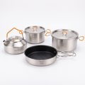 Camping Cookware Set – SUS304 Stainless Steel with Carry Bag HIGH QUALITY