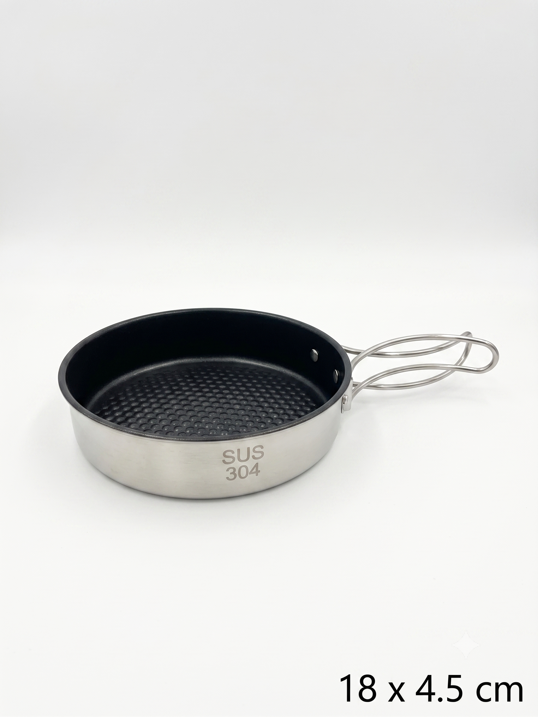Camping Cookware Set – SUS304 Stainless Steel with Carry Bag HIGH QUALITY