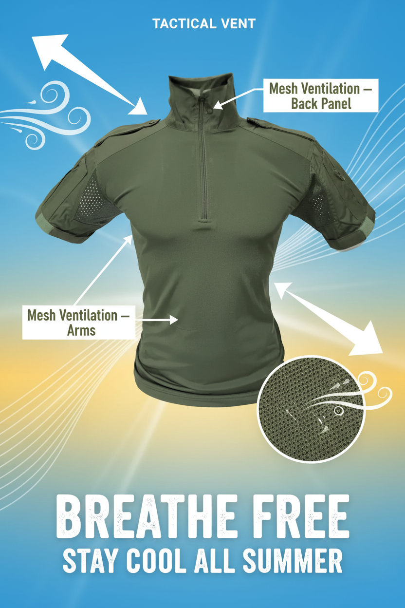 Ventilation Mesh Back & Arms Poster