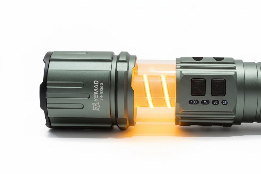 YEMAO Flashlight Disassembled Lantern White BG